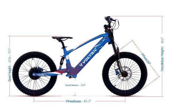 Voltaic Youth Electric Dirt Bike 20'' Flying Fox 48V - Image 9