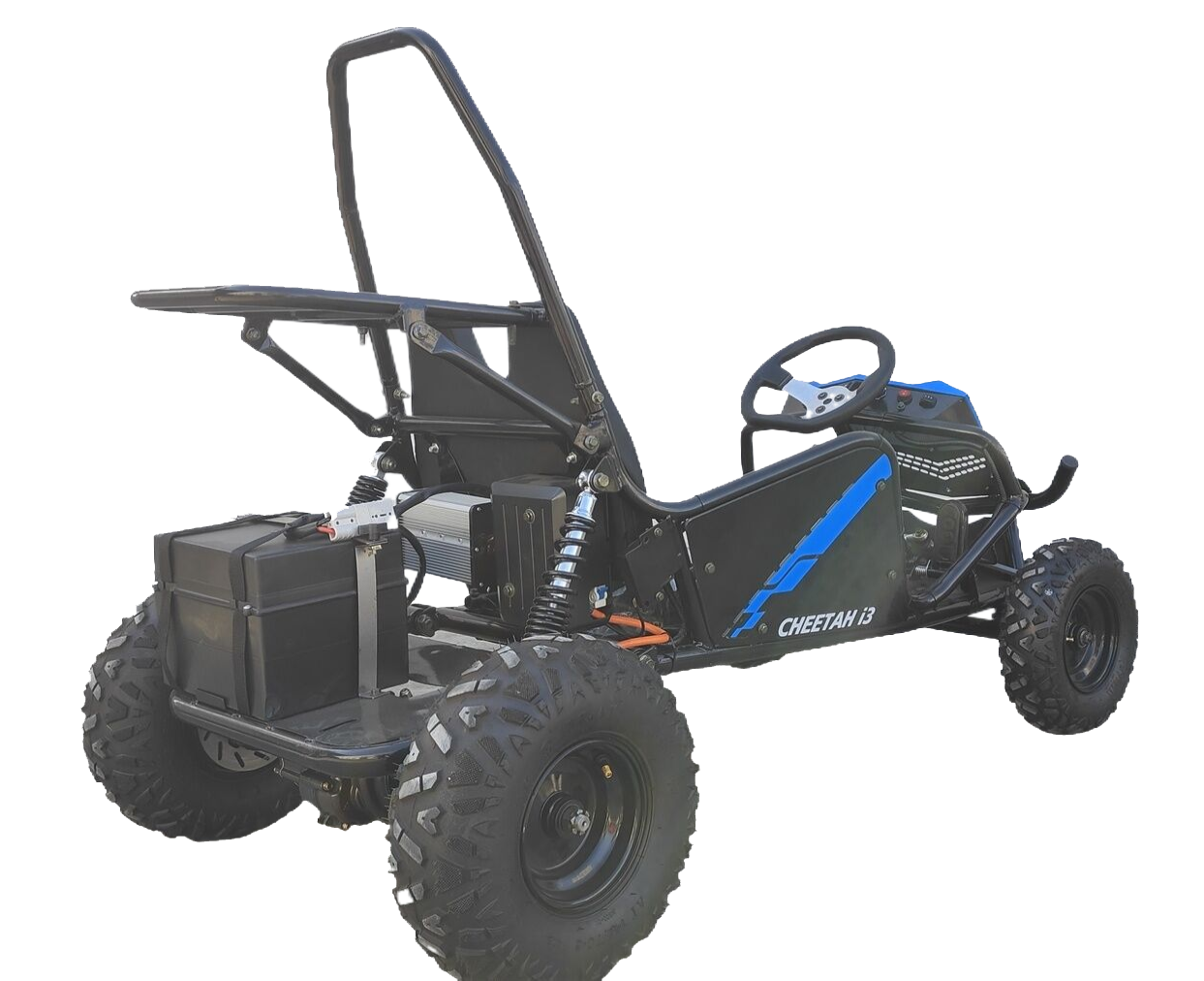 TrailMaster Cheetah i3 Kids Electric Mini Go Kart, 3-Speed settings, with Reverse, Kids Ages 4-9 - Image 3