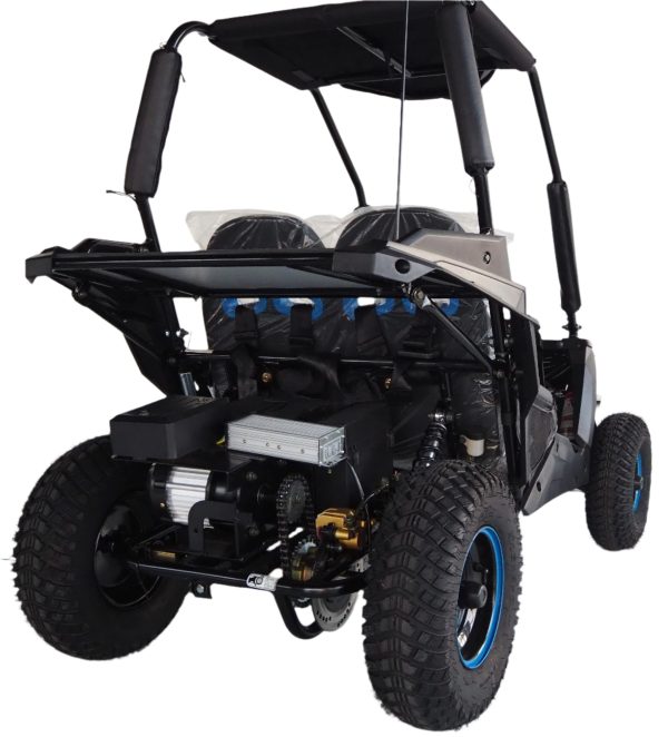 TrailMaster Cheetah i6 Electric Kids Go Kart, 48v 650w, Kids Ages 4-9 - Image 5