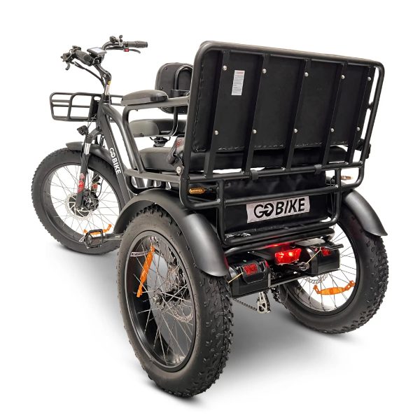 GoBike FORTE Electric Tricycle with Rear Seat - Image 3