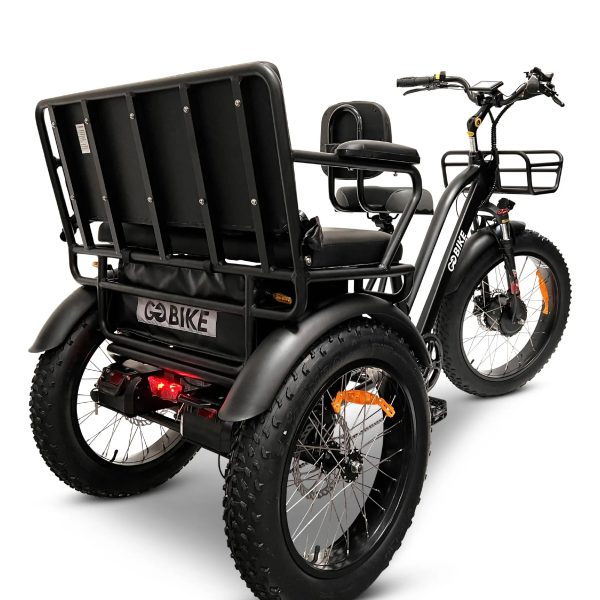 GoBike FORTE Electric Tricycle with Rear Seat - Image 6