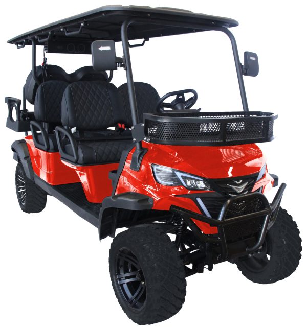 TrailMaster TBM X6 6-seater Electric Golf Cart, 5kW Lithium Battery - Image 2