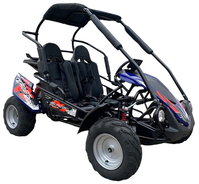 TrailMaster Blazer i200R Electric Go Kart, 48v Lithium Battery, Mid-Sized, Kids Ages 7-12 - Image 2