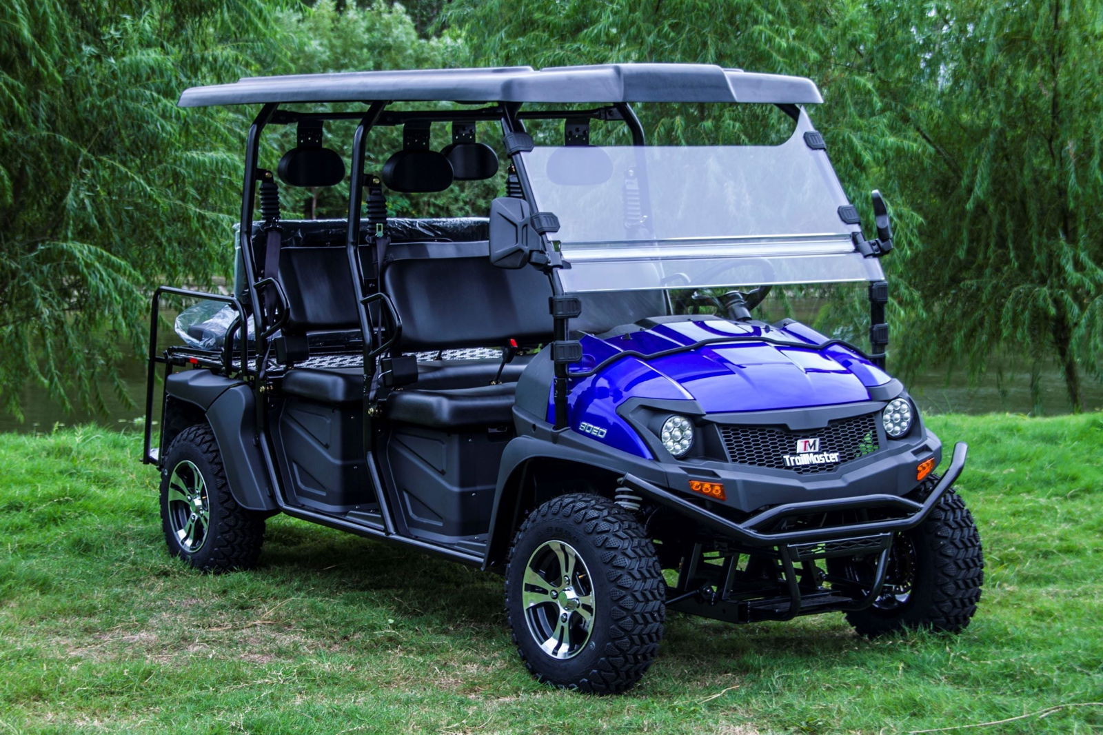 TrailMaster Taurus 80ED-GV 6-Seat Electric Golf Cart, 72 Volt, Extended Roof - Image 2
