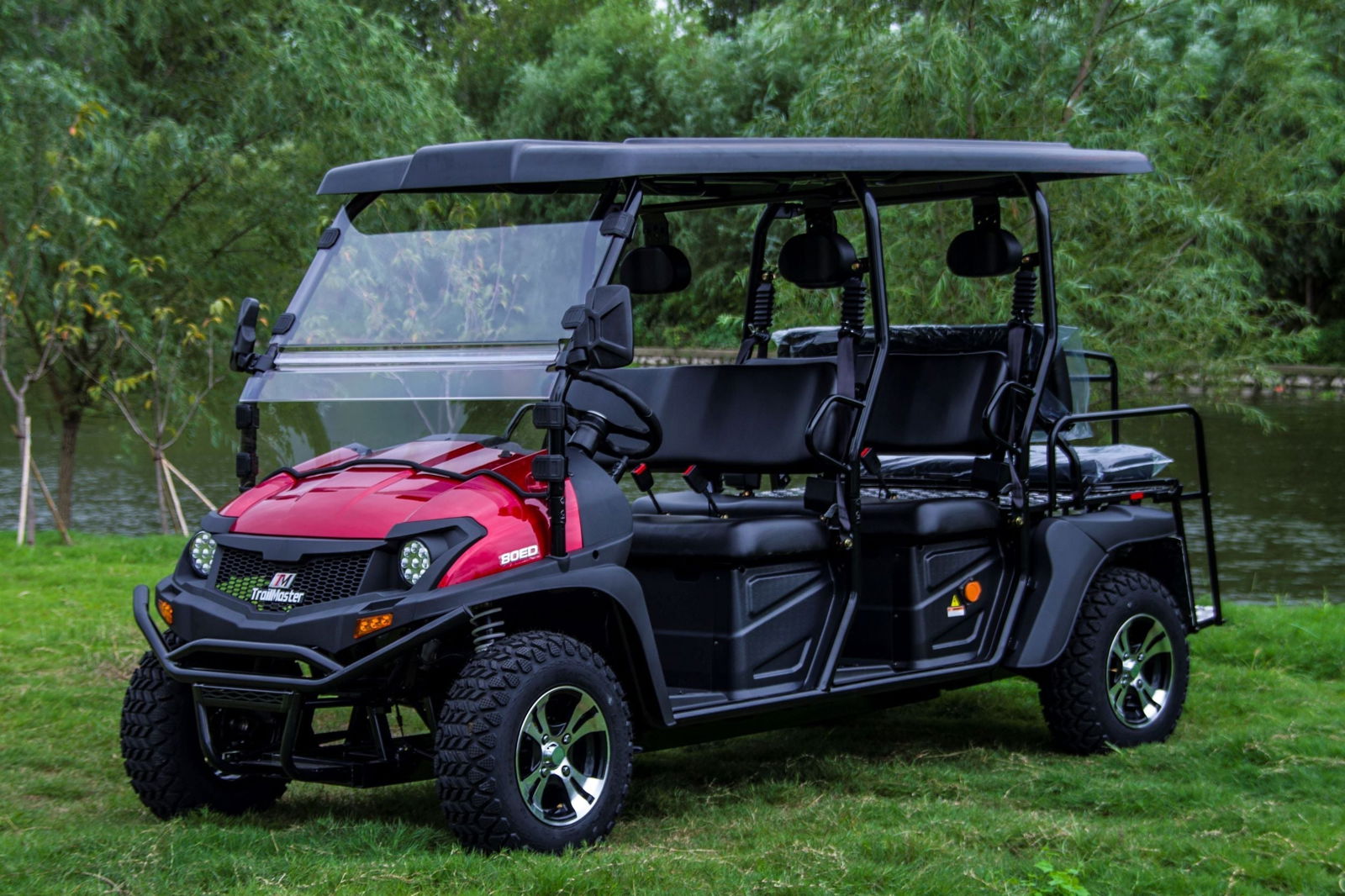 TrailMaster Taurus 80ED-GV 6-Seat Electric Golf Cart, 72 Volt, Extended Roof - Image 5