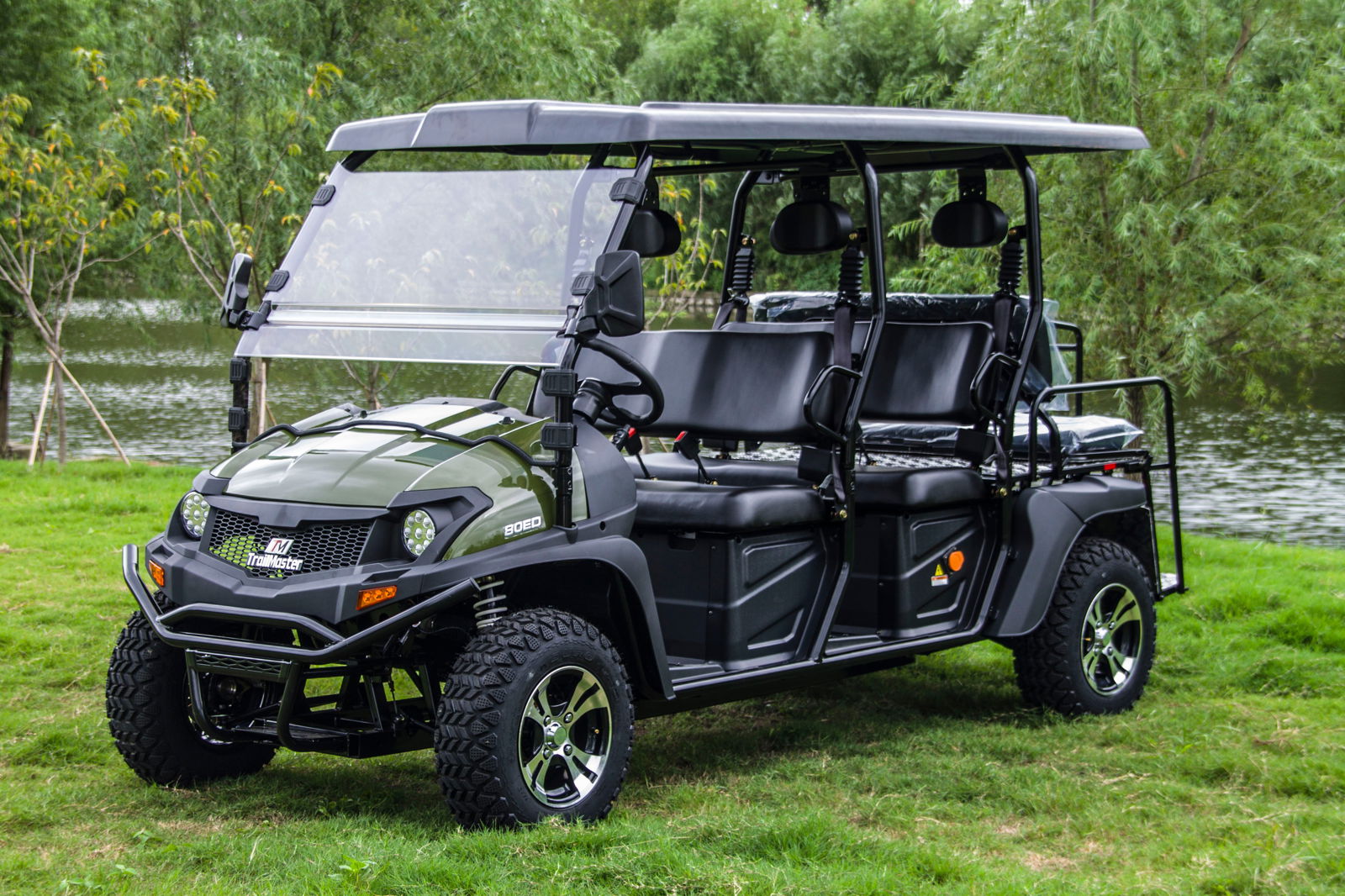 TrailMaster Taurus 80ED-GV 6-Seat Electric Golf Cart, 72 Volt, Extended Roof - Image 21