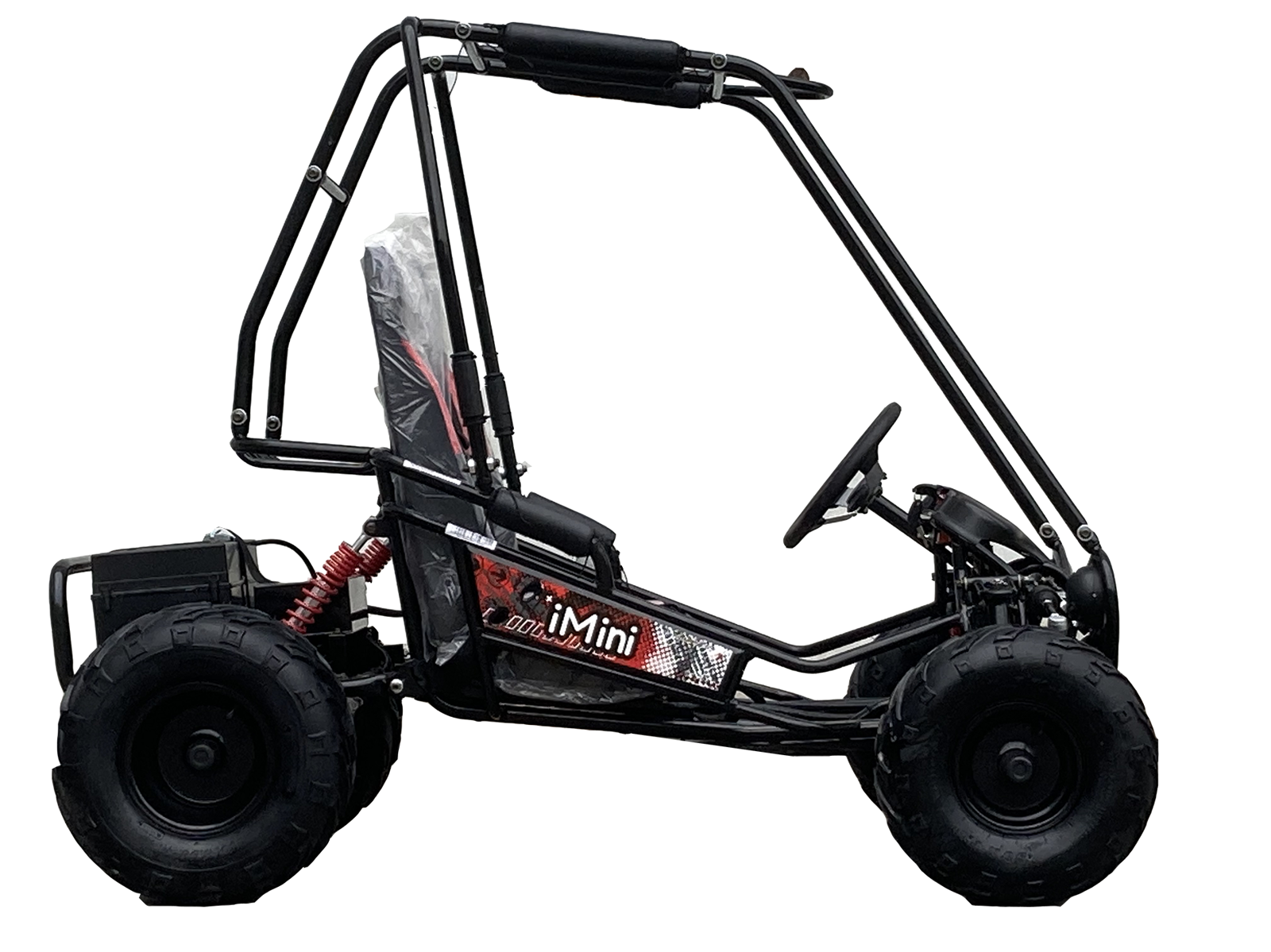 TrailMaster iMini Kids Electric Go Kart, Reverse, 48v, 2-speed settings, Kids Ages 4-9 - Image 8