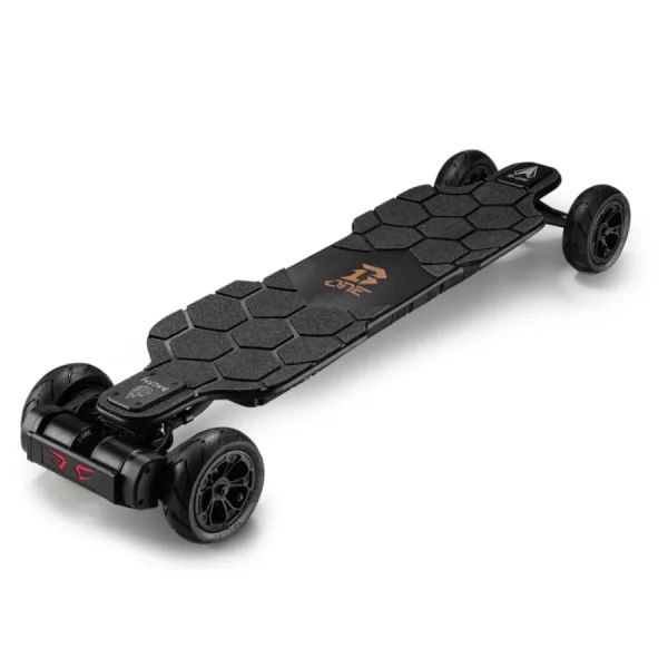 B-ONE Balrog X Belt Drive Electric Skateboard - Black / BALROG X ROVER 165mm Cloudwheels (RED) - Image 16